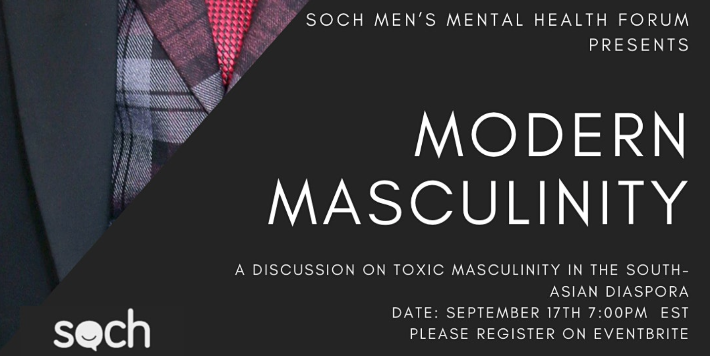 SOCH's September Mental Health Community Conversation | Modern Masculinity